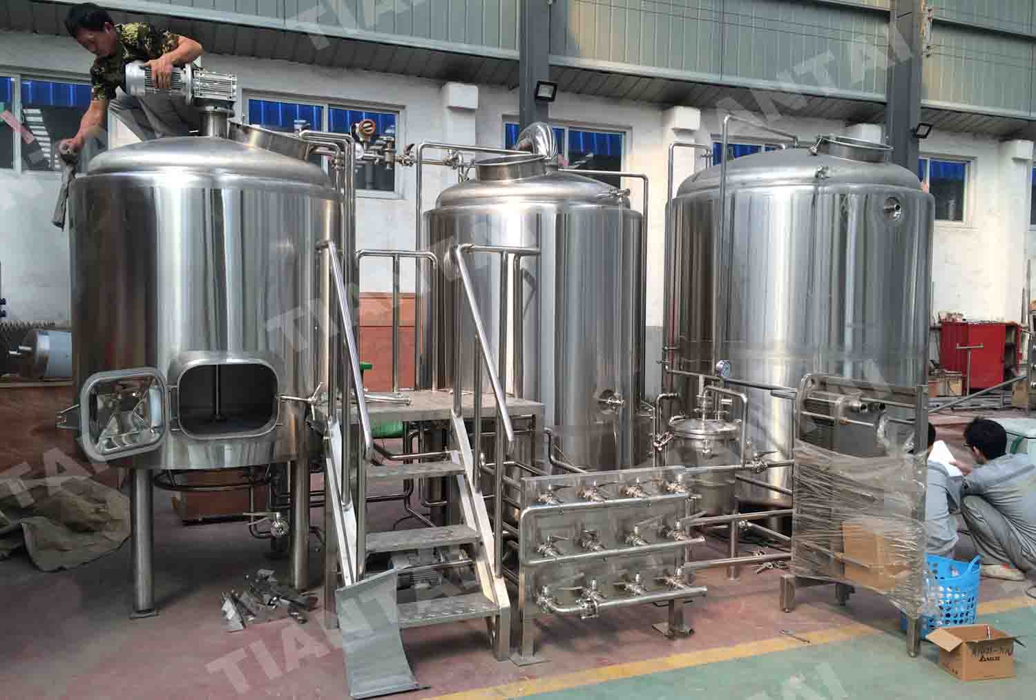 Turnkey 10bbl beer brewery system delivered to US